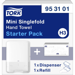 Tork 953101 Paper Towel Dispenser White Economical Hygienic Compact
