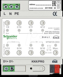 MTN6725-0003 KNX DALI Gateway Basic REG-K/1/16/64