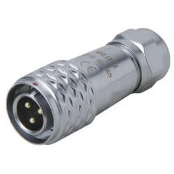 Weipu SF1210/S3 SF12 Bullet Connector Straight 3 Pins Push-Pull Locking