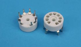 PODSTAWKA 9-PIN NOVAL PCB CERAMIC