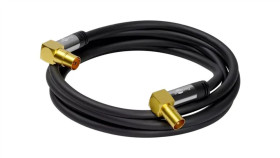 Ant-90-M/F-1000-Bk Kabel 10M Pvc Czarny 75 Obsługa: 4K, Fullhd, Uhd 2160P