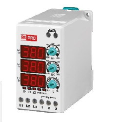 Przekaźnik monitorujący Napięcie RS PRO styki 1NO/1NC, 3-fazowy