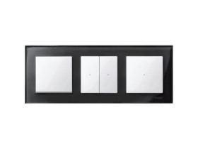 MERTEN M-Elegance Ramka szkło 3 potrójna onyksowy MTN404303 SCHNEIDER ELECTRIC