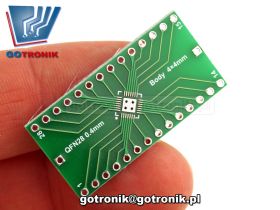 Płytka drukowana QFN28 na DIP28