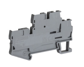 Blok zacisków przelotowych Phoenix Contact poziomy: Podwójny 28 → 12AWGZacisk sprężynowy STTB 2.5/ 2P 22A 500 V