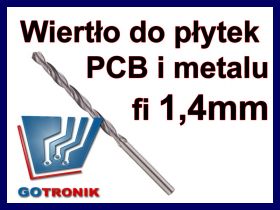 Wiertło HSS fi 1,4mm