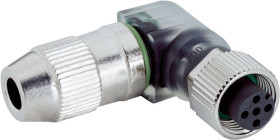 Przewód czujnik-siłownik ze złączem Złącze M12 Rodzaj A Żeńskie