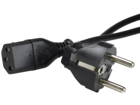 Kabel zasilający 230V 10A z gn. IEC320 C13 7,5m