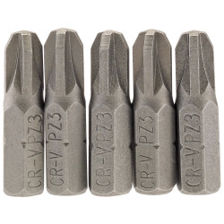 Draper 64016 No.3 1/4&quot; Hex PZ Type Insert Bit 25mm Long x 5