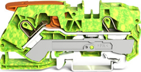 2-wire protective earth terminal, spring-clamp connection, 0.5-16 mm², 1 pole, green-yellow, 2110-1207