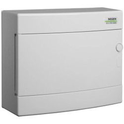 Rozdzielnica modułowa 1x12 natynkowa IP40 drzwi białe PNS