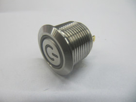 Nasadka przełącznika Chwilowy SPST średnica wycięcia 16mm, montaż panelowy RS PRO