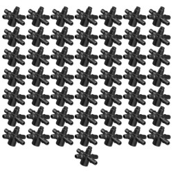 50x Czwórnik do emiterów i kroplowników patykowych 4mm wtyk na wąż 3x5mm DSK-5135L4-50