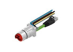 Złącze 9-pinowe B23, panelowe Gniazdo CONEC