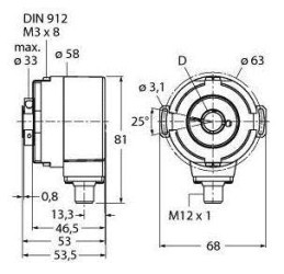 Enkoder obrotowy absolutny Turck 1544424