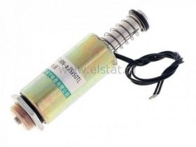 Elektromagnes pchający 12V 2kg; skok 20mm; typ II