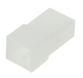 Obudowa do konektorów zaciskanych 6.35mm Wtyczka 2-pinowe Naturalny 22.9mm