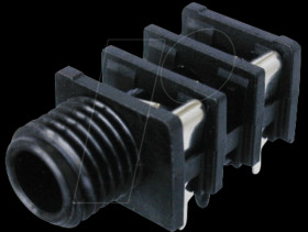 NRJ4HF Neutrik jack socket, 6.35 mm, mono, slim