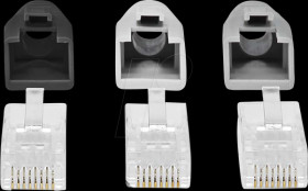 CCBW89360GY RJ45 plug, UTP Cat.6, 10 pieces