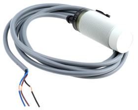 Czujnik zbliżeniowy M30 Pojemnościowy 15 mm Telemecanique Sensors Niewpuszczany 10→ 30 VDC długość 74.5mm