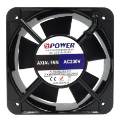 Wentylator 150x50 230V TX15050HB 2 przew kulka NEPOWER 200-240VAC 0.2A