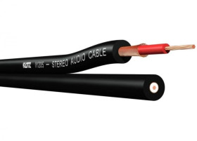 Przewód instrumentalny audio IY-205 2x0,22 czarny Klotz /300m/