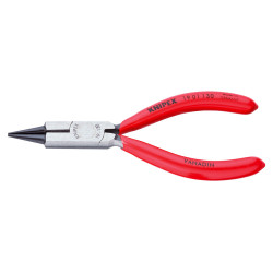 Knipex 19 01 130 Round Nose Pliers With Cutting Edge (Jewellers&#x27; Pliers)