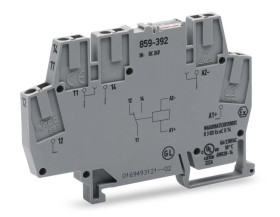Przekaźnik z interfejsem 24V dc WAGO SPDT 250V ac 3A Szyna DIN Zacisk klatkowy