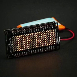 FireBeetle Covers - 24×8 LED Matrix (Yellow)