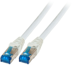 Patch cable, RJ45 plug, straight to RJ45 plug, straight, Cat 6A, S/FTP, PVC, 30 m, gray, K5535GR.30
