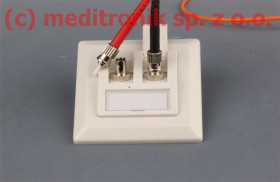 Puszka podtynkowa typ "German Style" na dwa złącza SC-ST MM