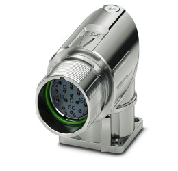 Złącze wielostykowe przemysłowe 17-pinowe M23 Montaż przedni Gniazdo Phoenix Contact