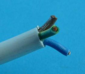 OMY-3x1,00 ŻO=H03VV-F BIAŁY PRZEWÓD 300V