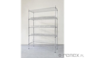 Antystatyczny regał na mieszane szpule, wym. 1200x450x1800mm