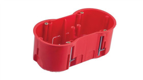 Puszka Końcowa Pk60 Głęboka Podwójna Do Płyt Gipsowych A.0010Ag /40Szt./