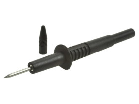 Adapter pomiarowy igła 2mm; gniazdo bananowe 4mm; 10A; 1000V; czarny