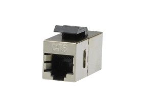 Łącznik modularny keystone 2xRJ45 8P8C kat.6 ekranowany FTP