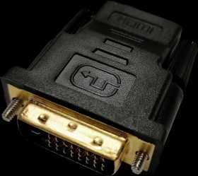 DVI/HDMI compact adapter