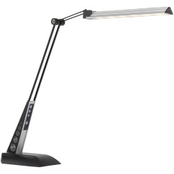 Brilliant G92734/06 LED Desk Lamp Dimmable Black/Chrome Energy-Saving