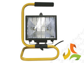 Przenośny naświetlacz halogenowy 500W +żarnik 225x260x165 IP44 czarny G3201 EMOS