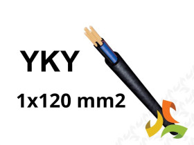 Kabel ziemny YKY 1x120 mm2 RMC (0,6/1kV) miedziany NYY-O (bębnowy) G-107492 TELEFONIKA