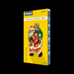 Oświetlenie świąteczne - Świecący Mikołaj na okno / ZAR0543