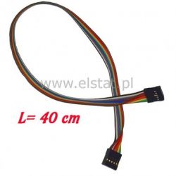 Przew. do płytek styk. Ż-Ż 2x5pin 40cm