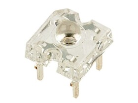 Dioda LED SUPERFLUX 3mm zielona, przezroczysta, 2200mcd