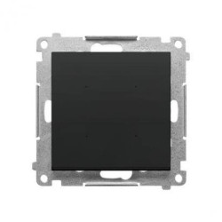Simon 55 SWITCH – Sterownik przyciskowy oświetleniowy pojedynczy, sterowany smartfonem (moduł) Czarny mat TEW1W.01/149