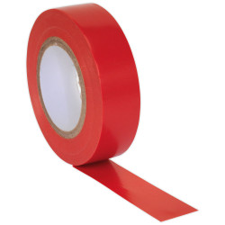 Sealey ITRED10 PVC Insulating Tape 19mm x 20mtr Red Pack of 10