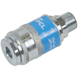 Sealey AC93 PCL Safeflow Safety Coupling Body Male 3/8&quot;BSPT
