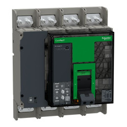 Wyłącznik kompaktowy MCCB, 4-biegunowy, 630A, Stałe, Schneider Electric, ComPacT NS
