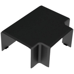 KOPOS 8654_FB Cable Duct Stub Connector 60x40mm Black 1Piece Wall/Ceiling Use