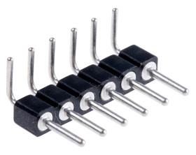 Złącze szpilkowe 6-pinowe raster: 2.54mm -rzędowe Preci-Dip Przewlekany Męski 3.0A 100.0 V , 150.0 V dc